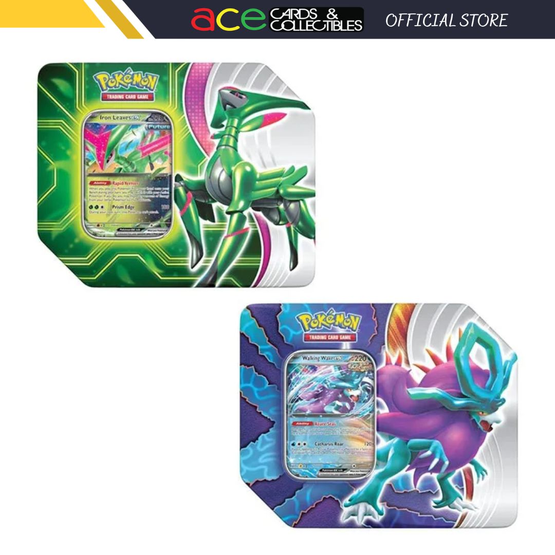 Pokemon TCG: Scarlet &amp; Violet SV5 Temporal Forces - May Ex Tin (5 Booster)-Set Of 2-The Pokémon Company International-Ace Cards &amp; Collectibles