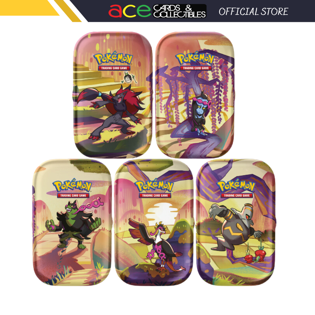 Pokemon TCG: Scarlet &amp; Violet SV6.5 Shrouded Fable Mini Tin-Set of 5-The Pokémon Company International-Ace Cards &amp; Collectibles