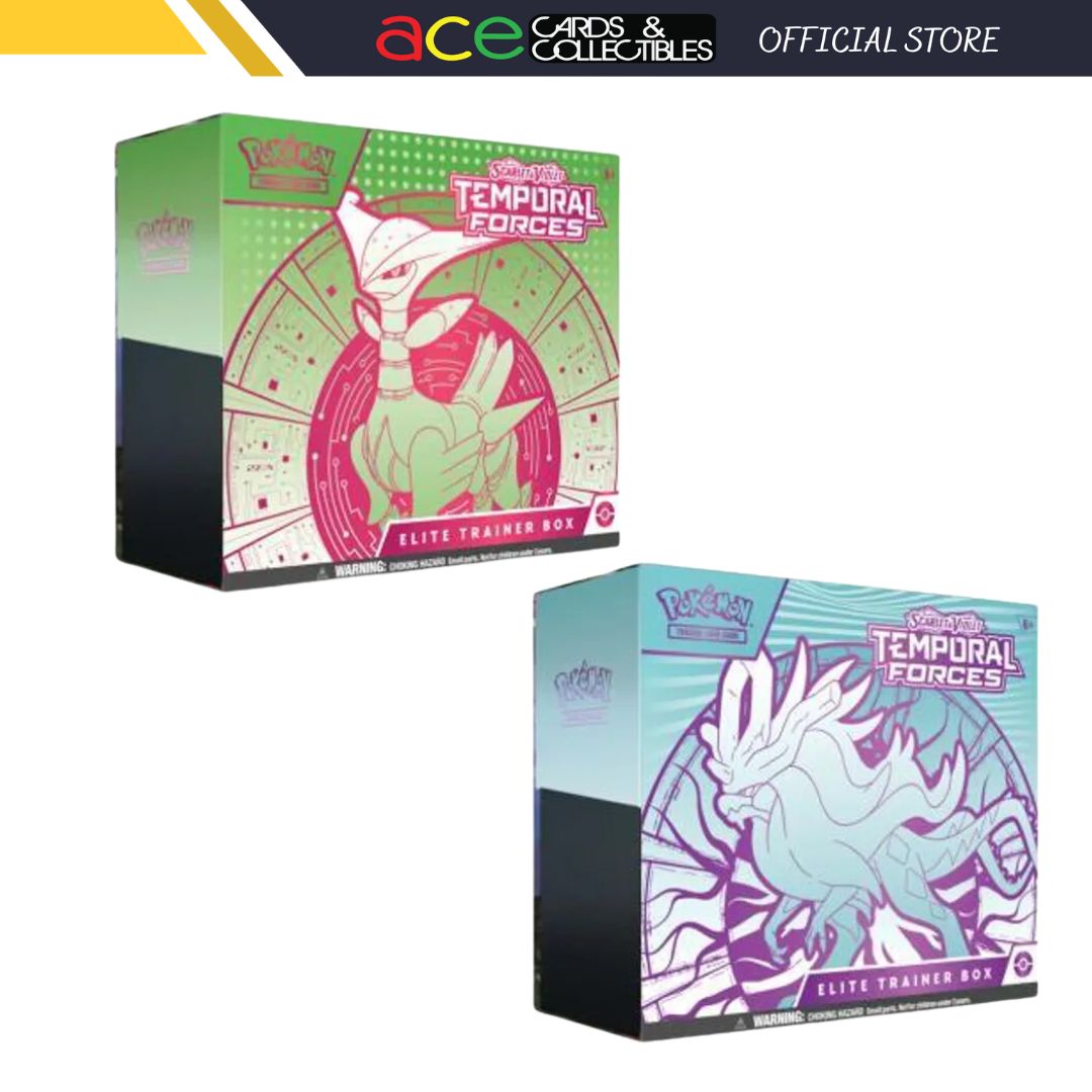 Pokemon TCG: Scarlet &amp; Violet Temporal Forces SV5 Elite Trainer Box-Both Design-The Pokémon Company International-Ace Cards &amp; Collectibles