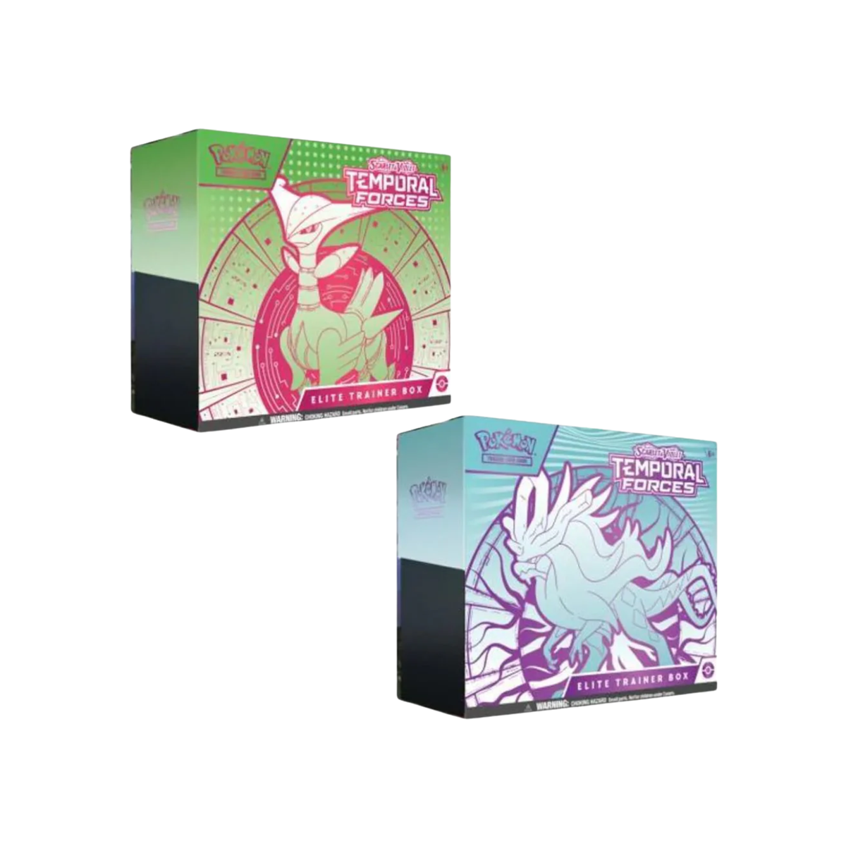 Pokemon TCG: Scarlet & Violet Temporal Forces SV5 Elite Trainer Box-Both Design-The Pokémon Company International-Ace Cards & Collectibles