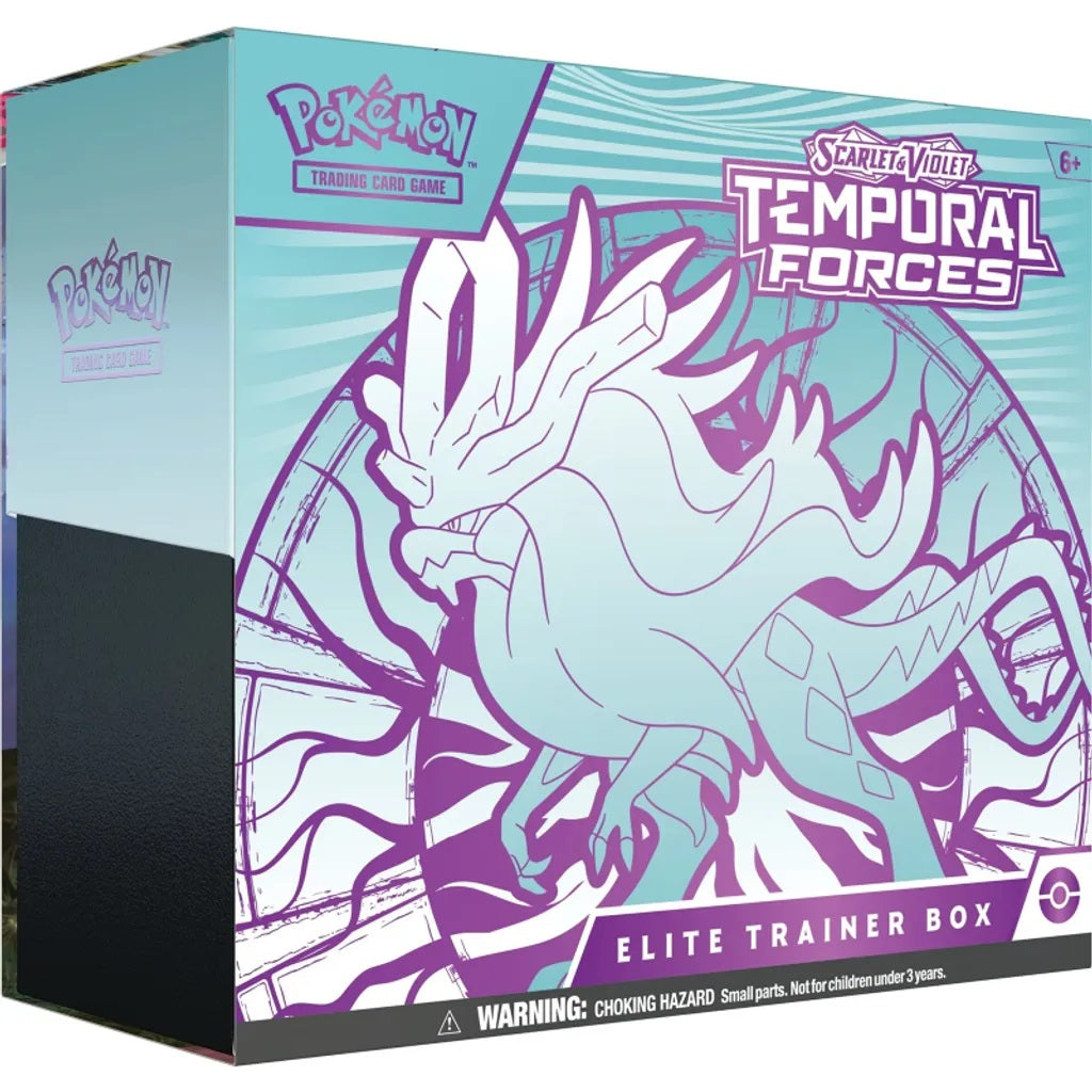 Pokemon TCG: Scarlet &amp; Violet Temporal Forces SV5 Elite Trainer Box-Walking Wake-The Pokémon Company International-Ace Cards &amp; Collectibles