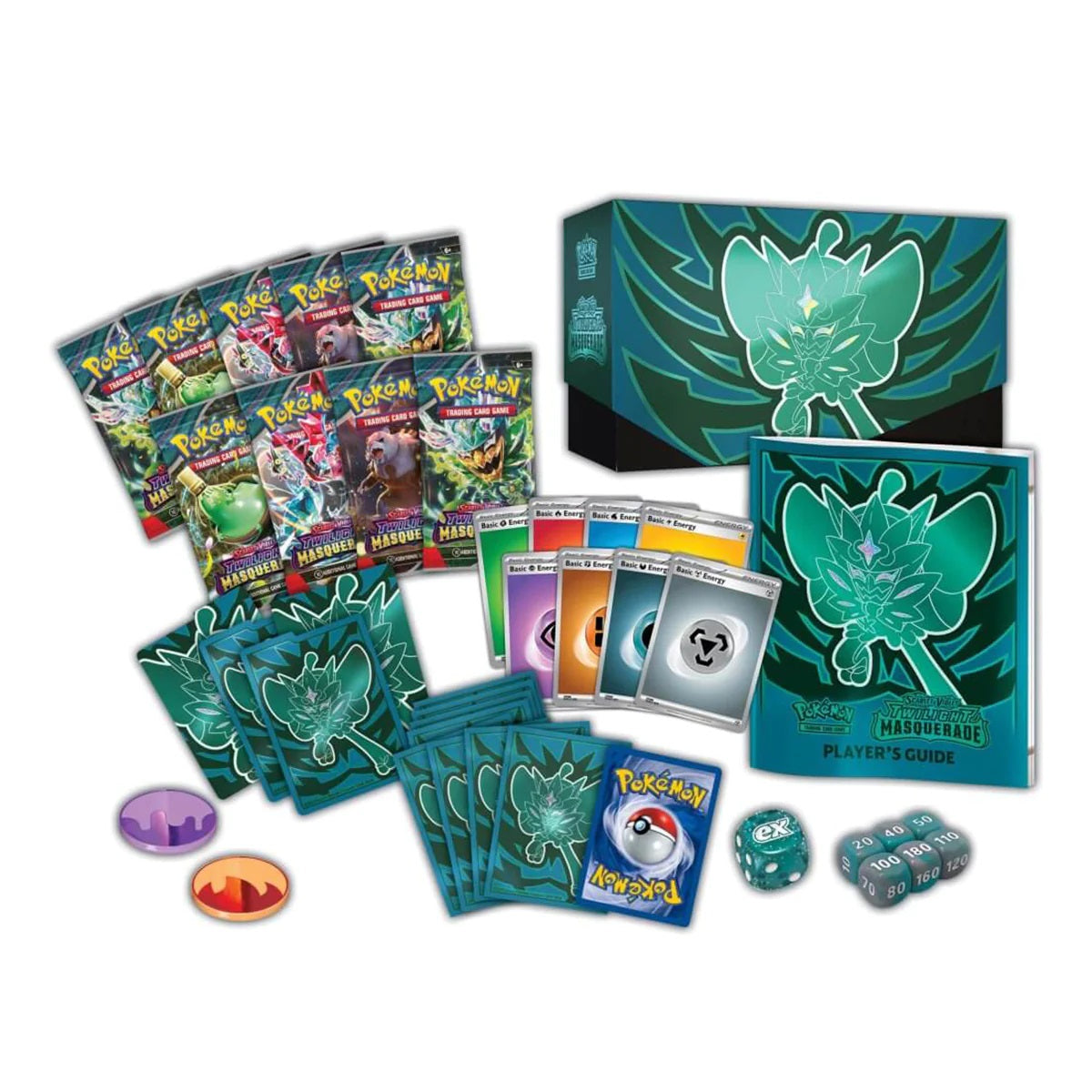 Pokemon TCG: Scarlet &amp; Violet Twilight Masquerade SV06 Elite Trainer Box-The Pokémon Company International-Ace Cards &amp; Collectibles