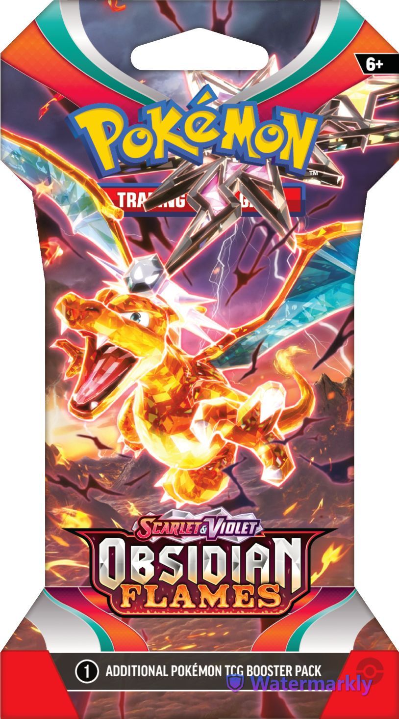 Pokemon TCG: Sleeved Booster [Chaos Rising ME04/Perfect Order ME03/Phantasmal Flame ME02]-Obsidian Flames-The Pokémon Company International-Ace Cards & Collectibles