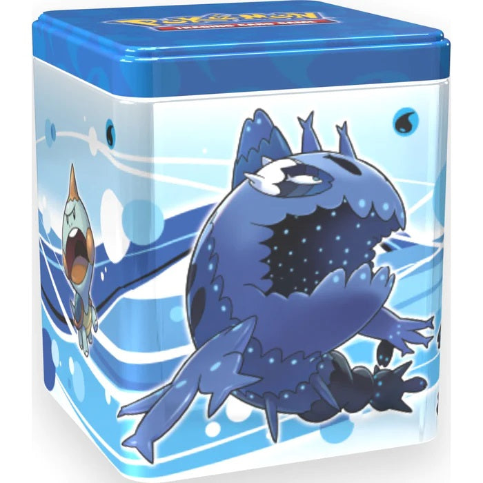 Pokemon TCG: Stacking Tin ( Grass / Water / Lightning )-Stacking Tin Water-The Pokémon Company International-Ace Cards &amp; Collectibles