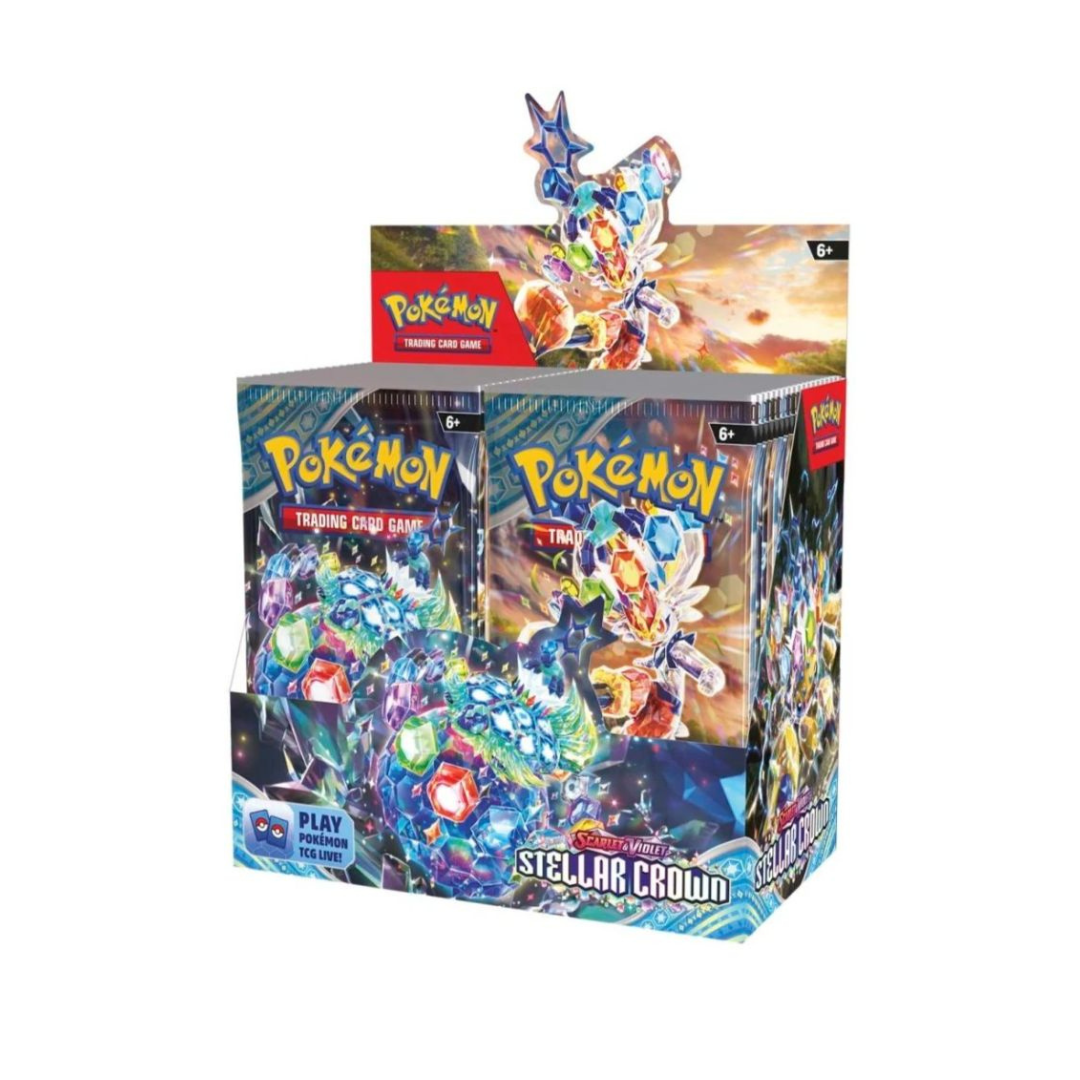 Pokemon TCG: Stellar Crown SV7 Booster-Booster Box (36 Packs)-The Pokémon Company International-Ace Cards &amp; Collectibles