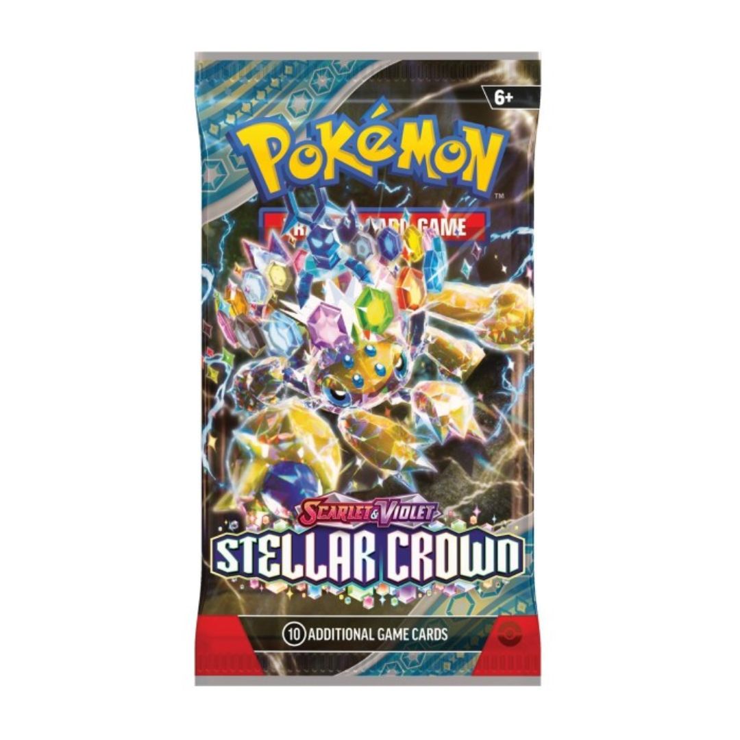 Pokemon TCG: Stellar Crown SV7 Booster-Booster Pack (Random)-The Pokémon Company International-Ace Cards &amp; Collectibles