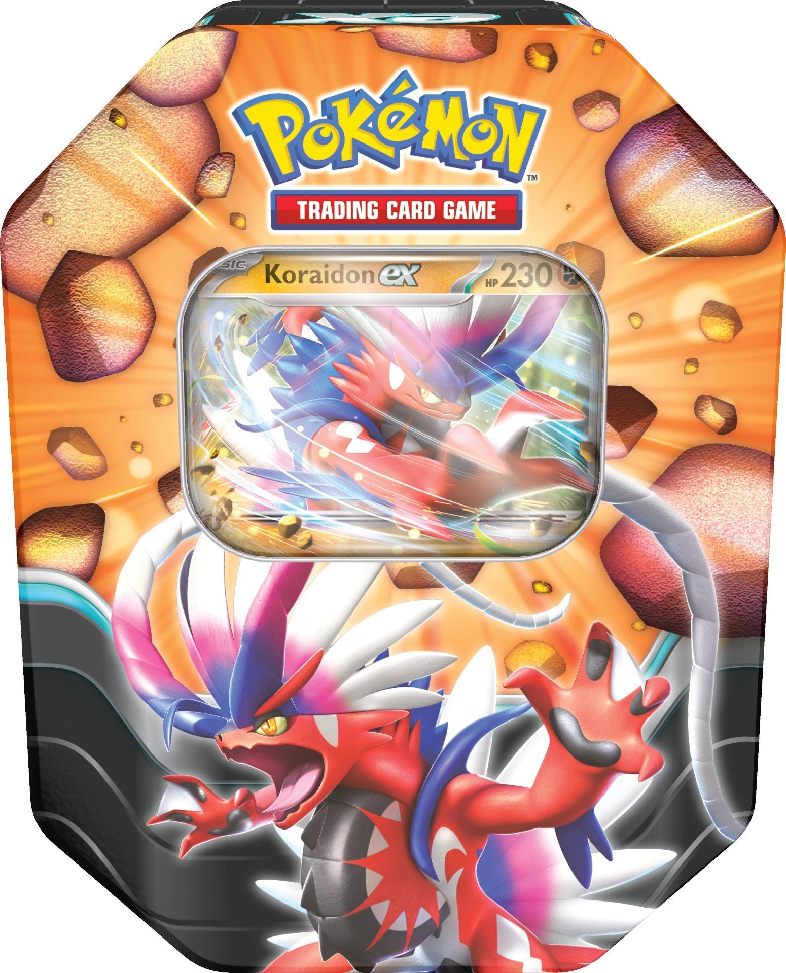 Pokemon TCG: Summer EX Tin 2025 Series-Koraidon (4 Packs)-The Pokémon Company International-Ace Cards & Collectibles
