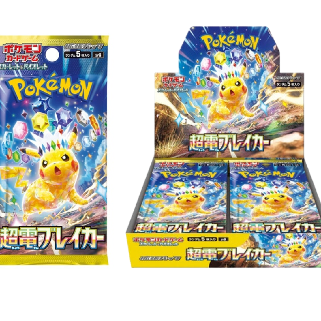 Pokemon TCG: Supercharged Breaker Booster SV8 (Japanese)-Single Pack (Random)-The Pokémon Company International-Ace Cards & Collectibles