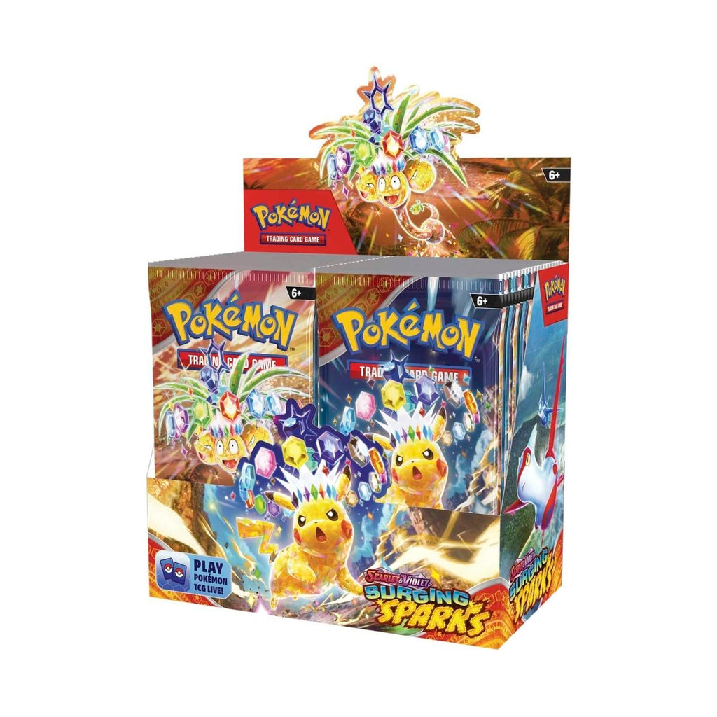 surging spark half booster box Pokmon TCG: Scarlet & Violet-Surging Sparks Bundle (6 Packs) Pokemon TCG Scarlet & Violet