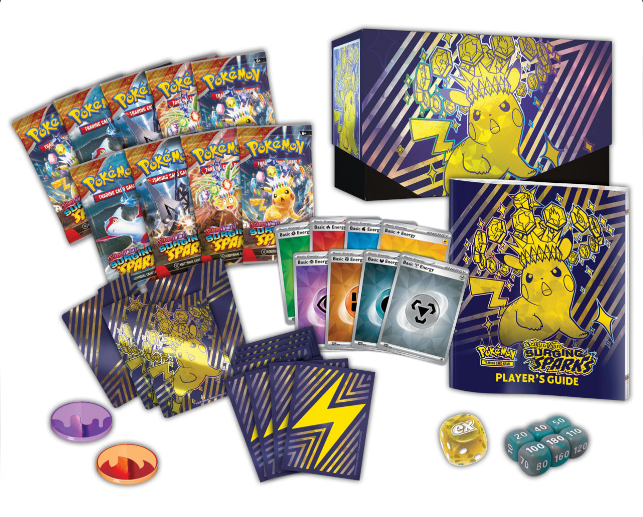 Pokémon TCG: Surging Sparks SV8 Elite Trainer Box-The Pokémon Company International-Ace Cards & Collectibles