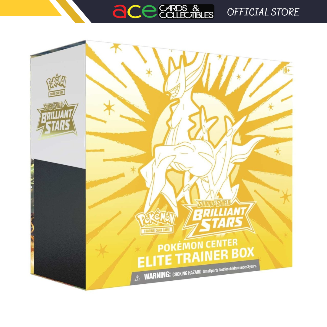 Pokemon TCG: Sword &amp; Shield Brilliant Stars Pokemon Center Elite Trainer Box-The Pokémon Company International-Ace Cards &amp; Collectibles