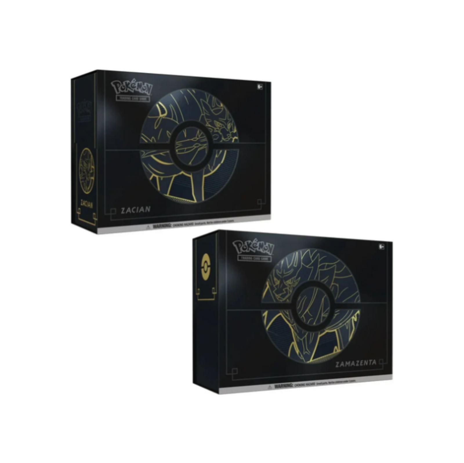 Pokemon TCG: Sword & Shield Elite Trainer Box Plus—Zacian or Zamazenta-Set of Both-The Pokémon Company International-Ace Cards & Collectibles