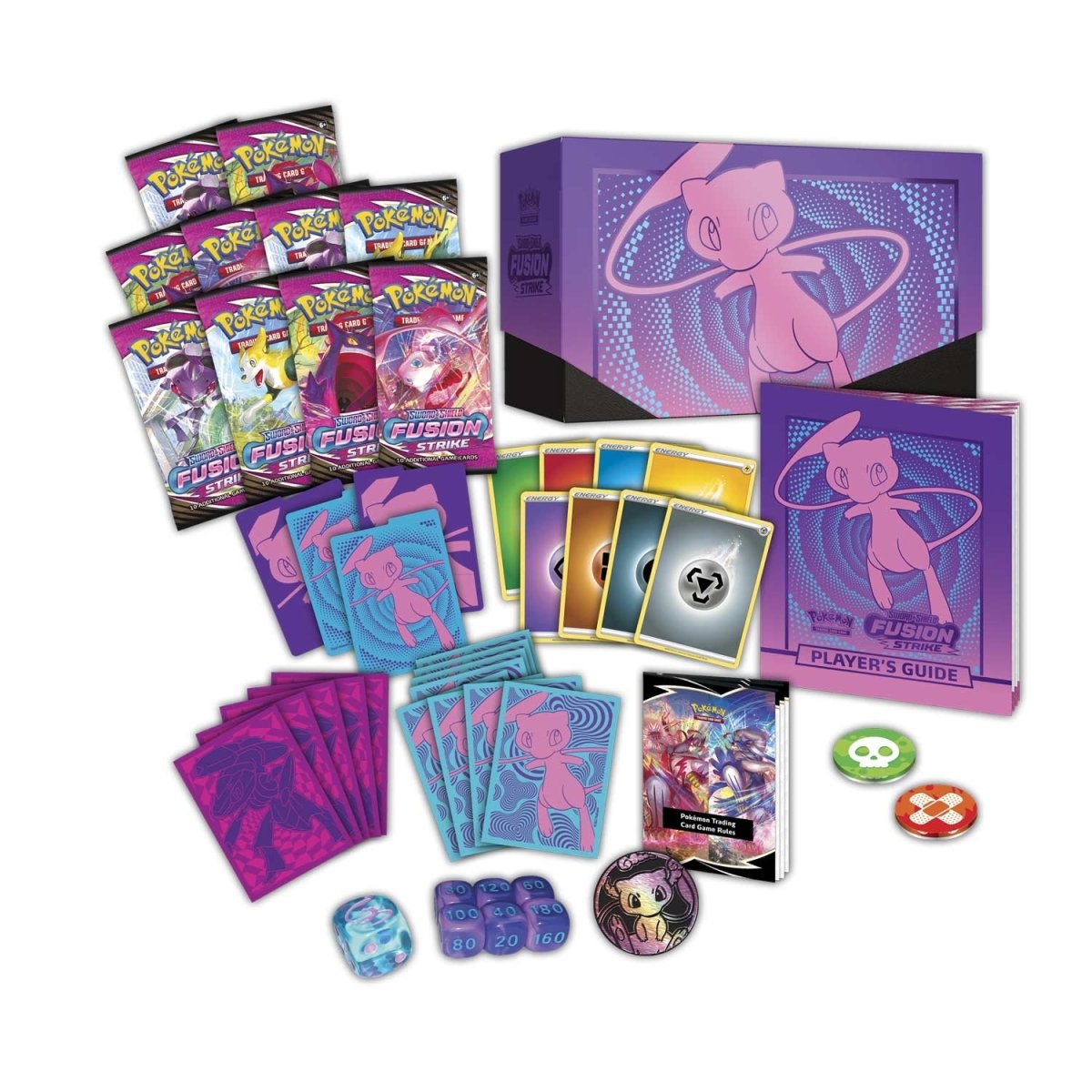 Pokemon TCG: Sword &amp; Shield SS08 Fusion Strike Pokemon Center Elite Trainer Box-The Pokémon Company International-Ace Cards &amp; Collectibles