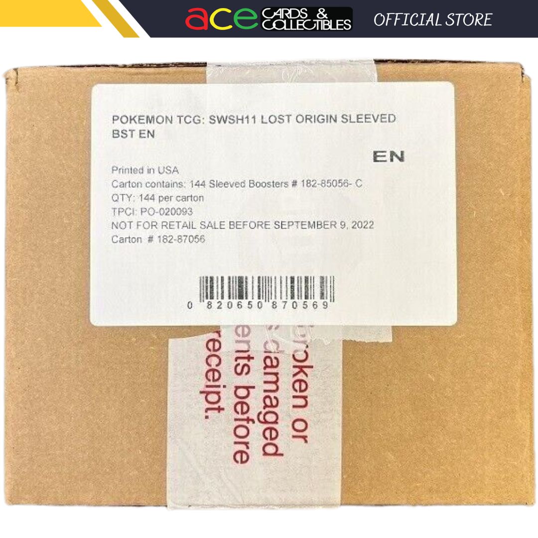 Pokemon TCG: Sword & Shield SS11 Lost Origin Sleeved Booster Sealed Case (144 Packs)-The Pokémon Company International-Ace Cards & Collectibles
