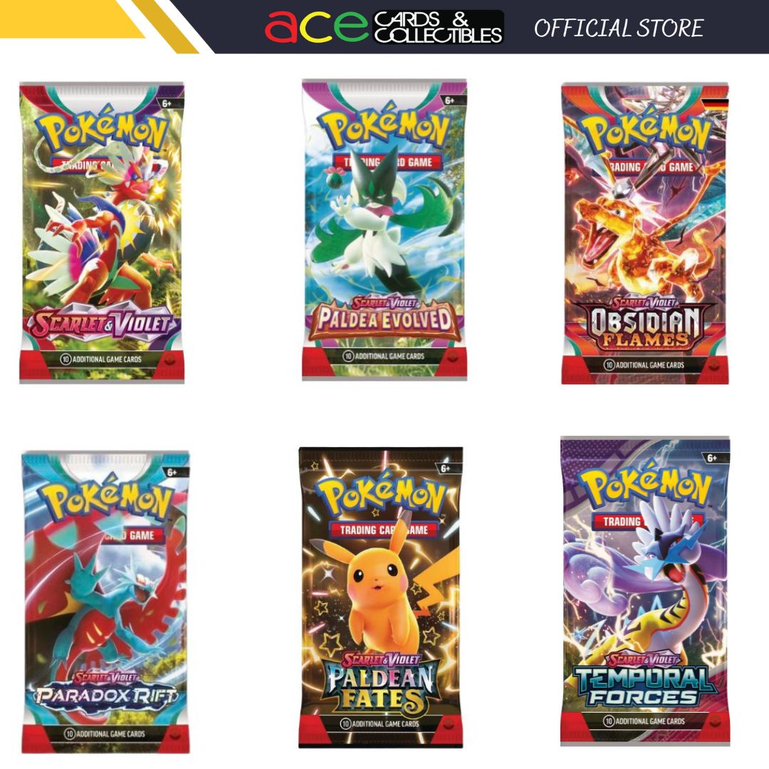 Pokemon TCG: Sword &amp; Shield / Scarlet &amp; Violet - Booster Pack - [151 / SV01 / SV02 / SV03 /SV04 / SV4.5/ SV05]-151 Pack-The Pokémon Company International-Ace Cards &amp; Collectibles