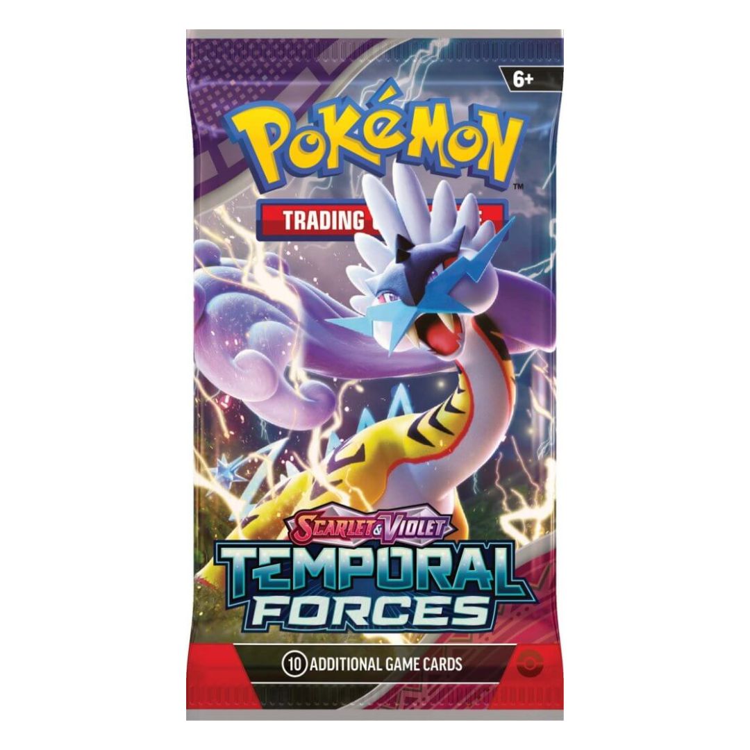 Pokemon TCG: Sword &amp; Shield / Scarlet &amp; Violet - Booster Pack - ST / SV1 / SV2 / SV3 /SV4 / SV4.5/ SV5/ SV6/ SV7-Temporal Forces Pack-The Pokémon Company International-Ace Cards &amp; Collectibles