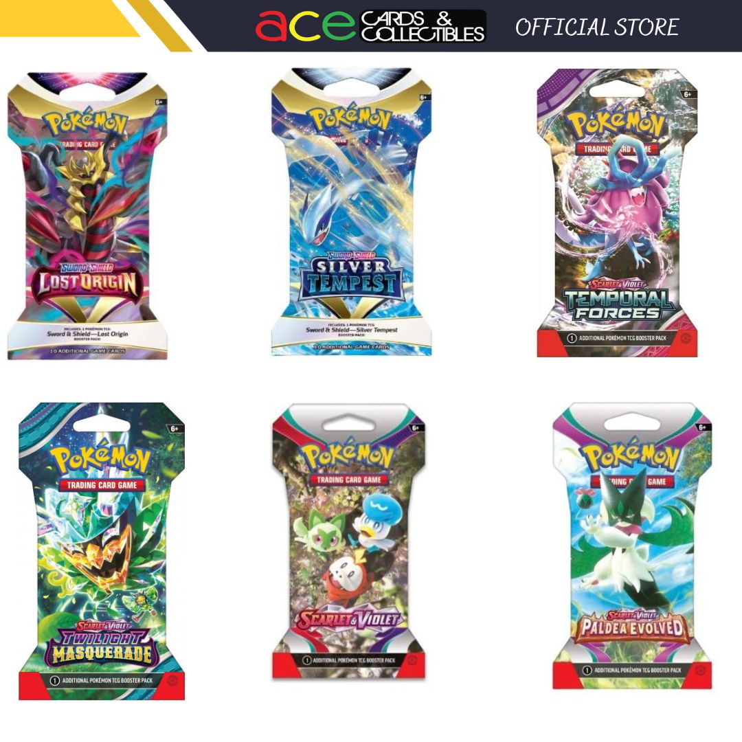 Pokemon TCG: Sword &amp; Shield/ Scarlet &amp; Violet Sleeved Booster Pack-Lost Origin Sleeved Booster-The Pokémon Company International-Ace Cards &amp; Collectibles