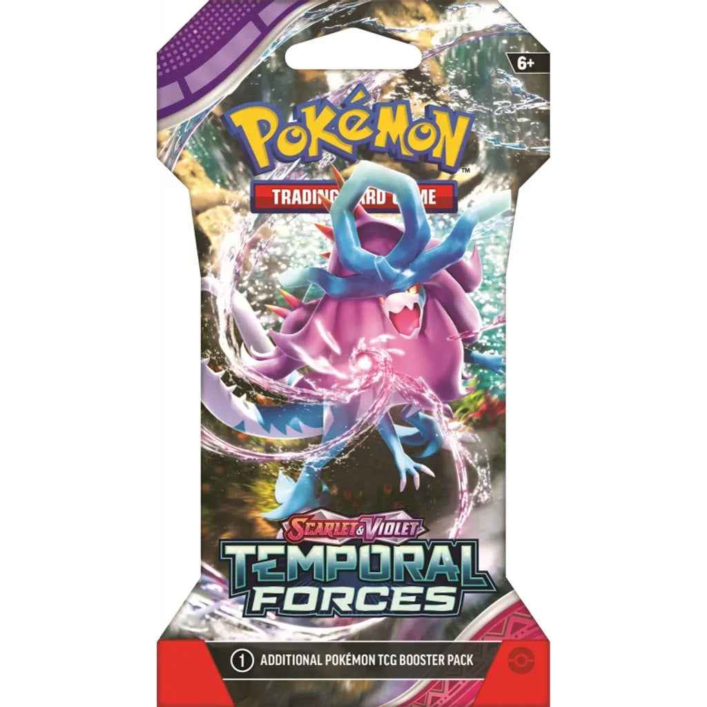Pokemon TCG: Sword &amp; Shield/ Scarlet &amp; Violet Sleeved Booster Pack-SV05 Sleeved Booster-The Pokémon Company International-Ace Cards &amp; Collectibles