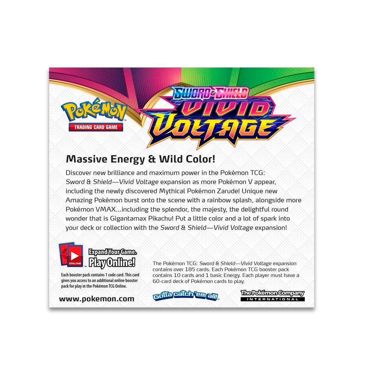 Pokemon TCG: Sword & Shield Vivid Voltage Booster (Includes Acrylic Protector)-The Pokémon Company International-Ace Cards & Collectibles