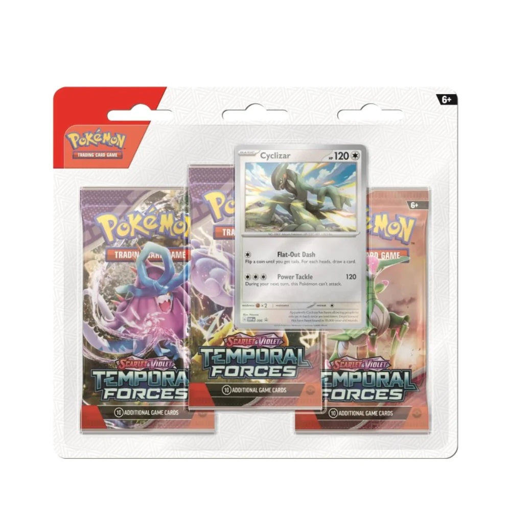 Pokemon TCG: Temporal Forces SV5 3 Packs Blister [Cyclizar / Cleffa]-Both Design (Cyclizar & Cleffa)-The Pokémon Company International-Ace Cards & Collectibles