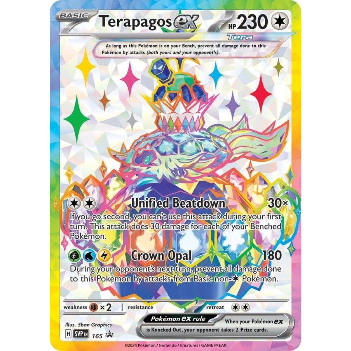 Pokemon TCG: Terapagos EX Ultra Premium Collection (Loose Items)-Deck + Dice + Marker-The Pokémon Company International-Ace Cards & Collectibles