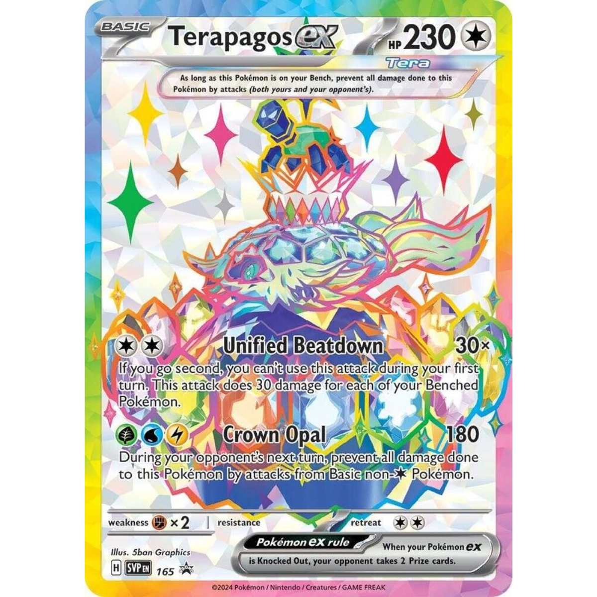 Pokemon TCG: Terapagos EX Ultra Premium Collection (Loose Items)-Promo Terapagos EX-The Pokémon Company International-Ace Cards &amp; Collectibles