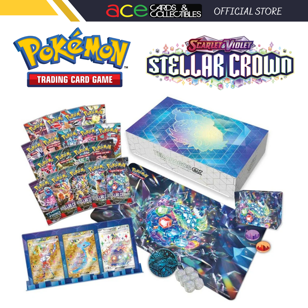Pokemon TCG: Terapagos EX Ultra-Premium Collection
