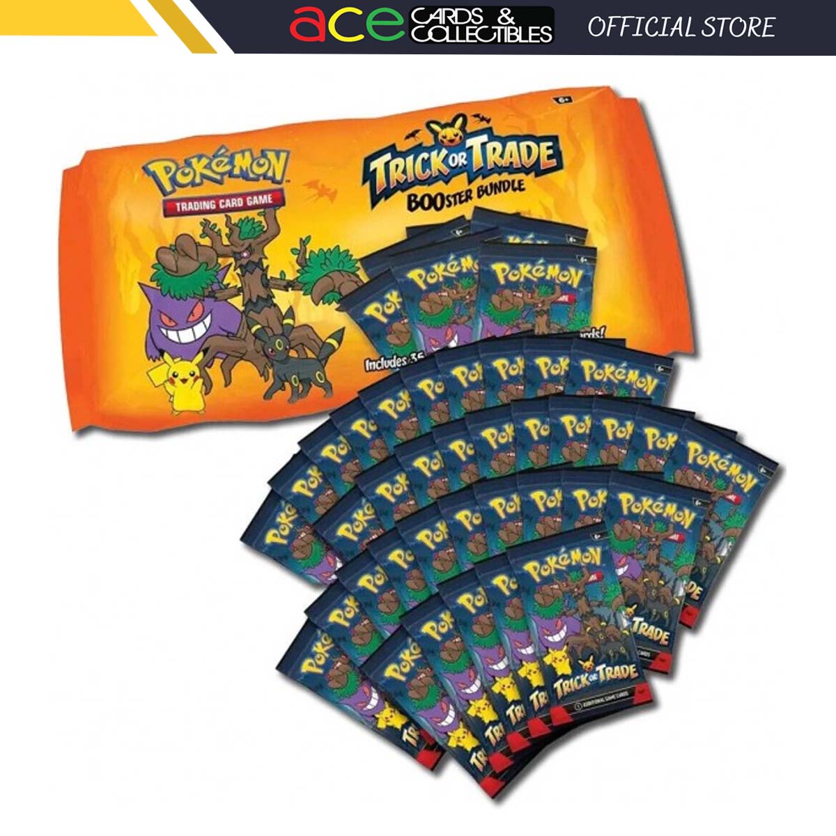 Pokemon TCG: Trick or Trade Booster Bundle 2024-Single Pack-The Pokémon Company International-Ace Cards &amp; Collectibles