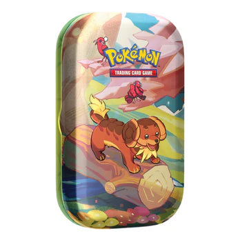 Pokemon TCG: Vibrant Paldea Mini Tin-Oricorio &amp; Dachsbun-The Pokémon Company International-Ace Cards &amp; Collectibles