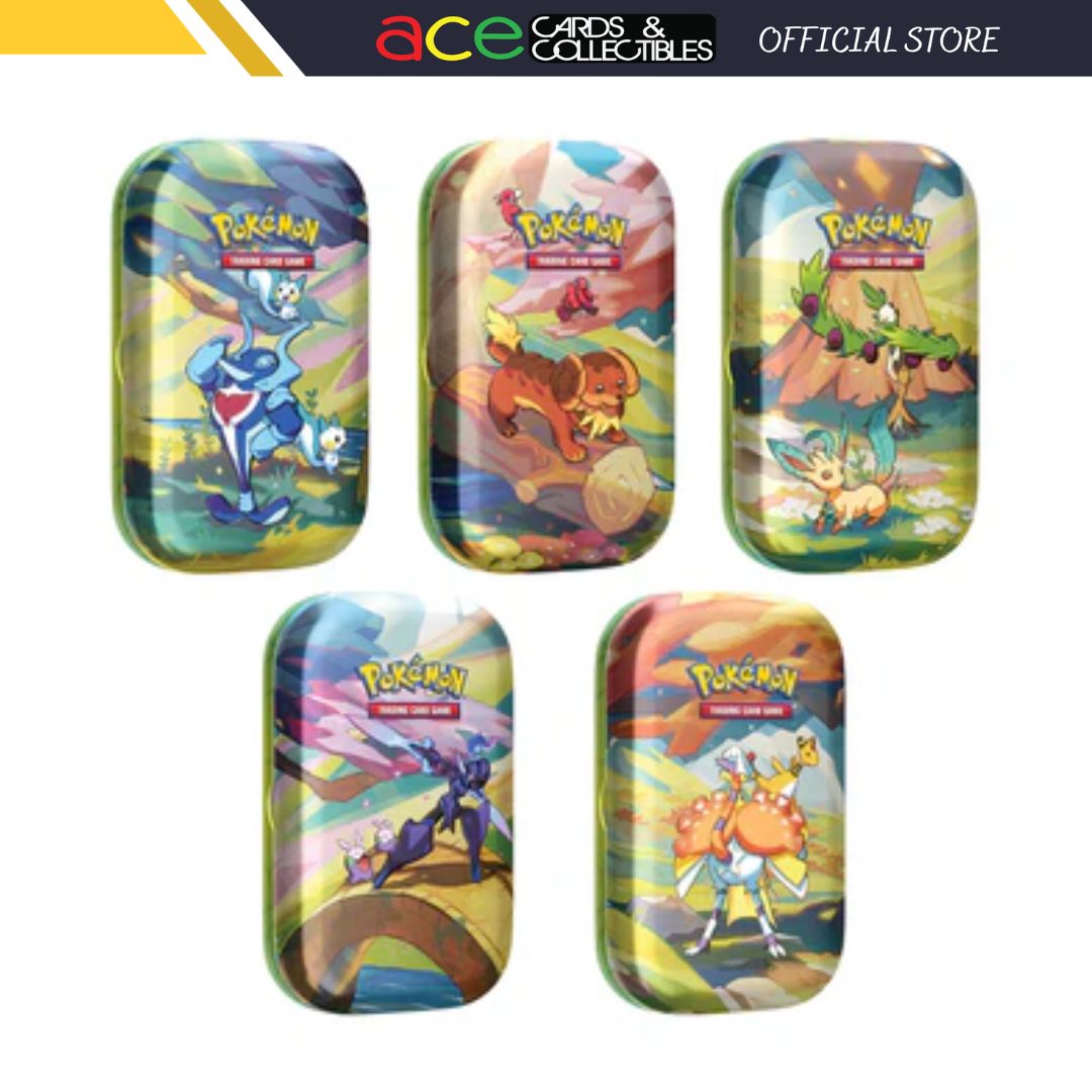 Pokemon TCG: Vibrant Paldea Mini Tin-Set of 5-The Pokémon Company International-Ace Cards &amp; Collectibles