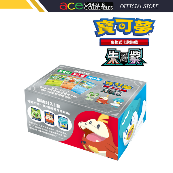 Pokemon TCG 朱 & 紫 集換式卡牌游戲 特別卡組 - 新葉喵，呆火鱷，潤水鴨 (Traditional Chinese)-The Pokémon Company International-Ace Cards & Collectibles