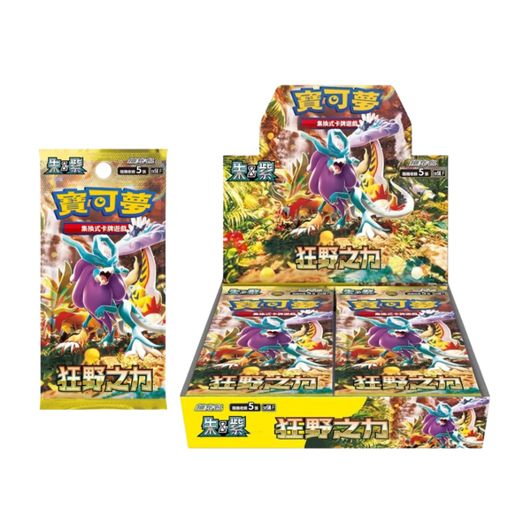 Pokemon TCG 朱&紫 擴充包 狂野之力 [SV5KF] (Chinese)-Single Pack (Random)-The Pokémon Company International-Ace Cards & Collectibles