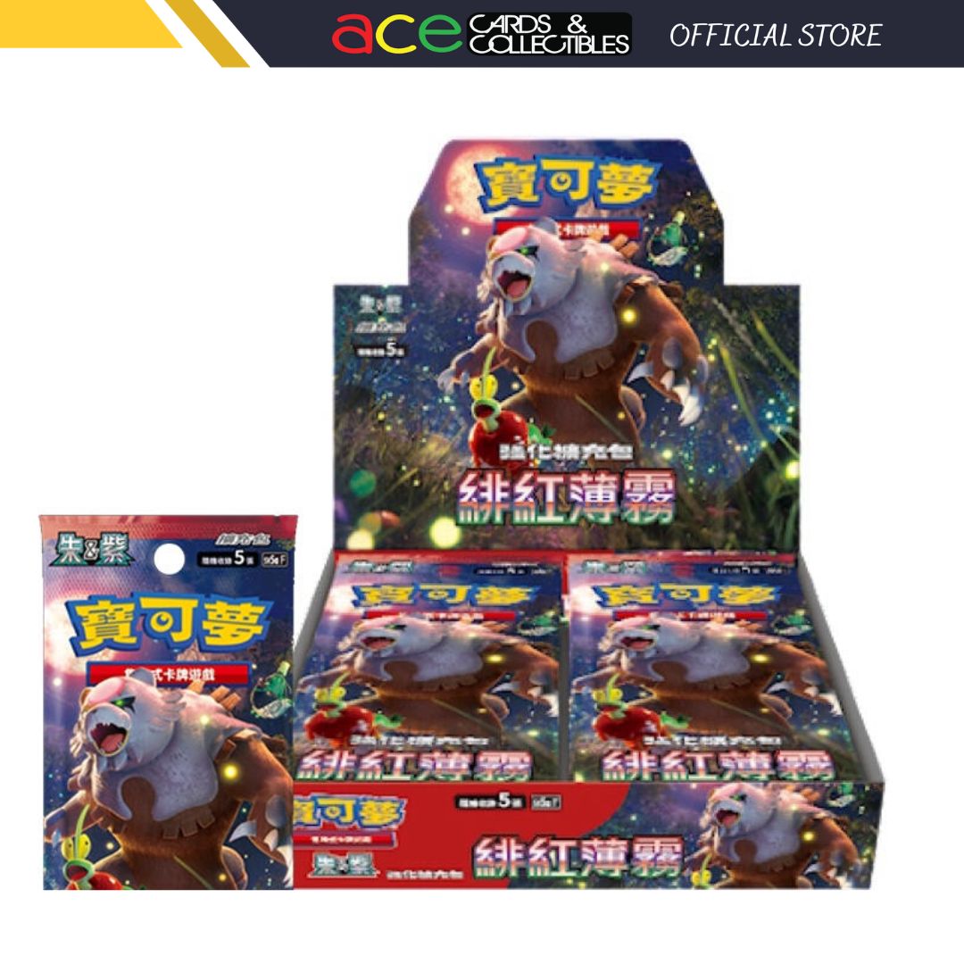 Pokémon TCG 朱 & 紫 强化擴充包 寶可夢卡牌 -緋紅薄霧- [SV5aF] (Chinese)-Booster Pack-The Pokémon Company International-Ace Cards & Collectibles