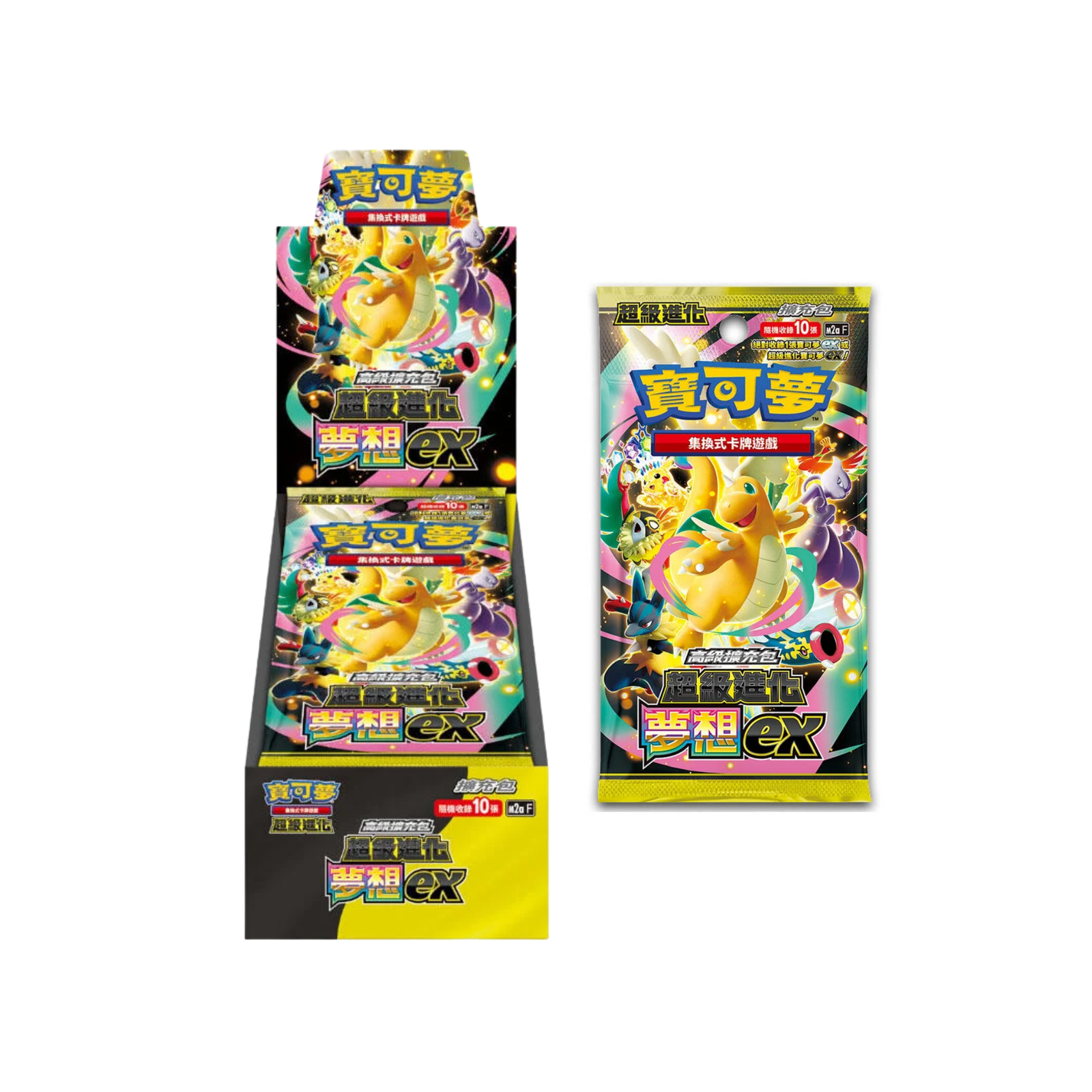 Pokemon TCG 超級進化 寶可夢高級擴充包 "超級進化夢想ex" [M2aF] (Traditional Chinese)-Single Pack (Random)-The Pokémon Company-Ace Cards & Collectibles