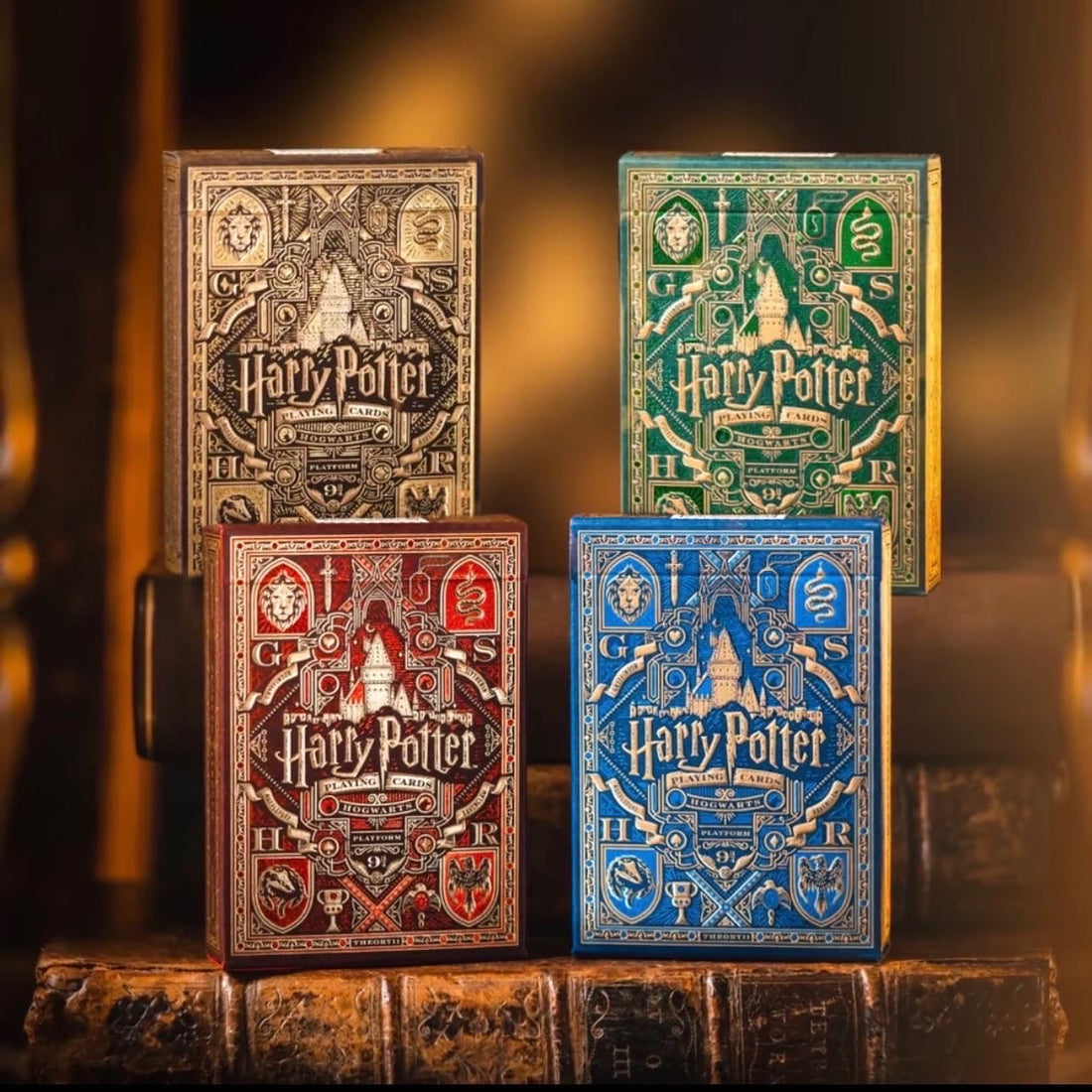 Harry Potter Playing Cards by Theory11-Red (Gryffindor)-Theory11-Ace Cards & Collectibles