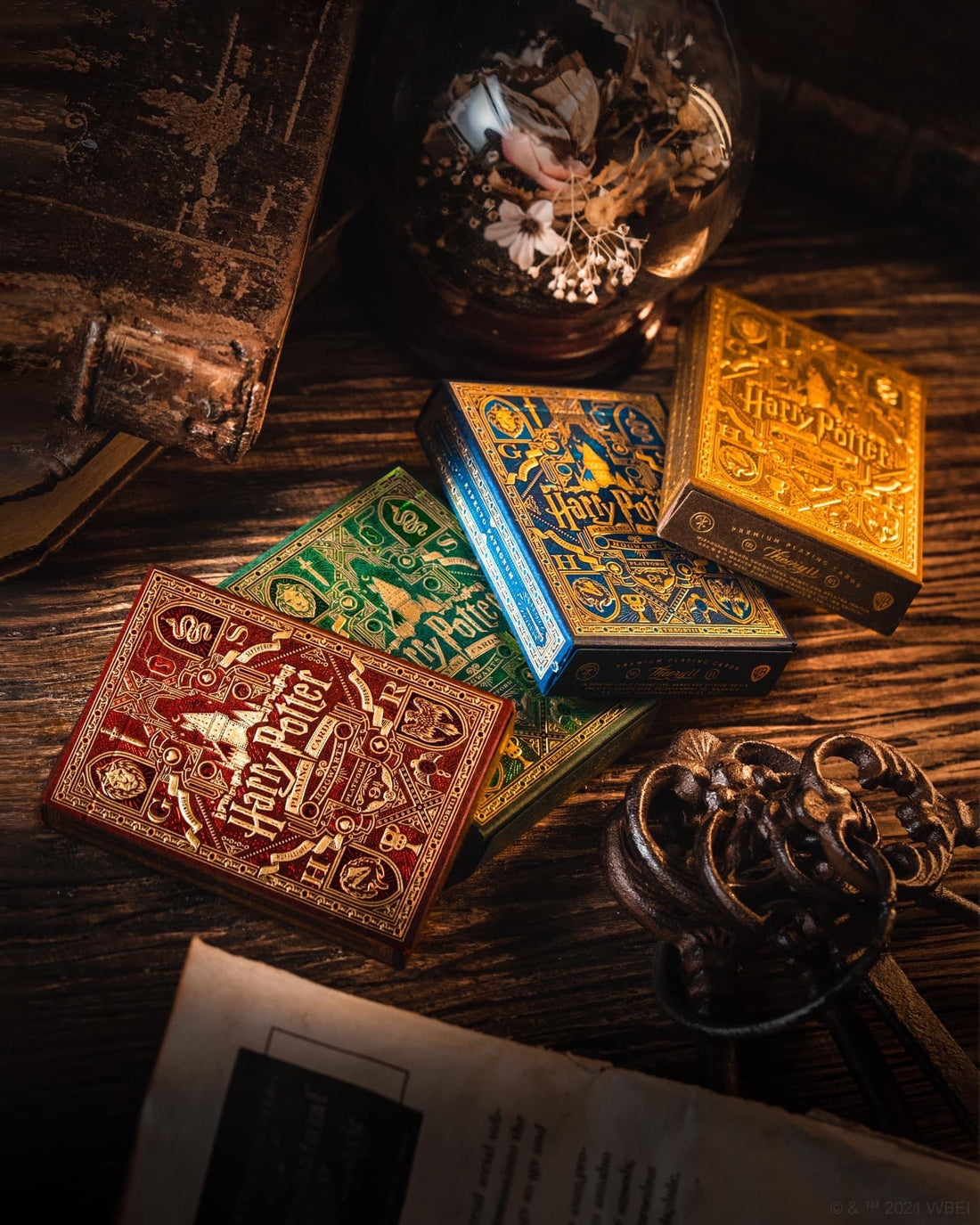 Harry Potter Playing Cards by Theory11-Red (Gryffindor)-Theory11-Ace Cards & Collectibles