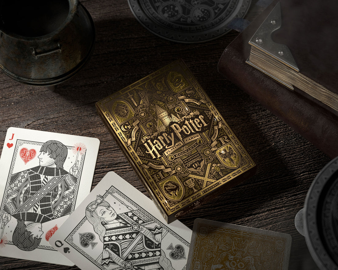 Harry Potter Playing Cards by Theory11-Yellow (Hufflepuff)-Theory11-Ace Cards & Collectibles