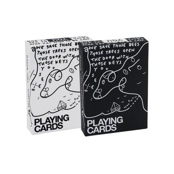 Shantell Martin Playing Cards by Theory11-Black-Theory11-Ace Cards & Collectibles