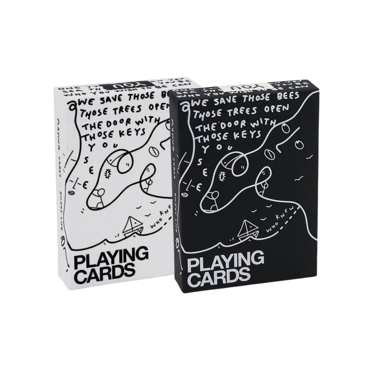 Shantell Martin Playing Cards by Theory11-Black-Theory11-Ace Cards & Collectibles