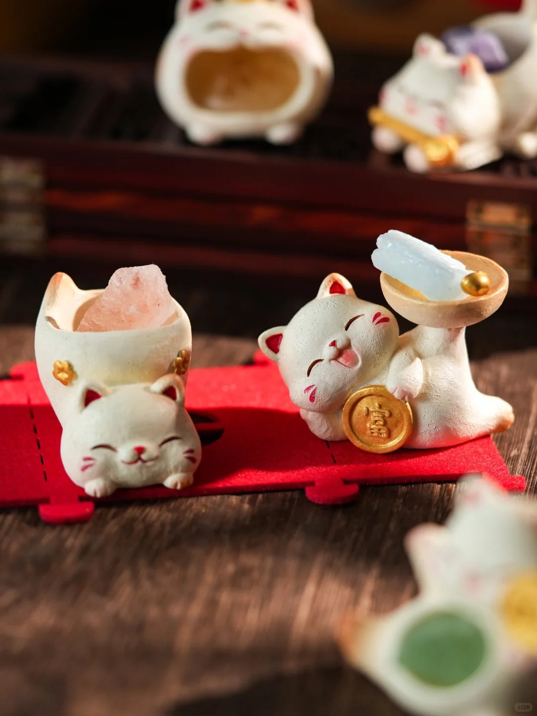 Lucky Cat Crystal Blind Boxes-Single Box (Random)-ThingsWoo-Ace Cards & Collectibles