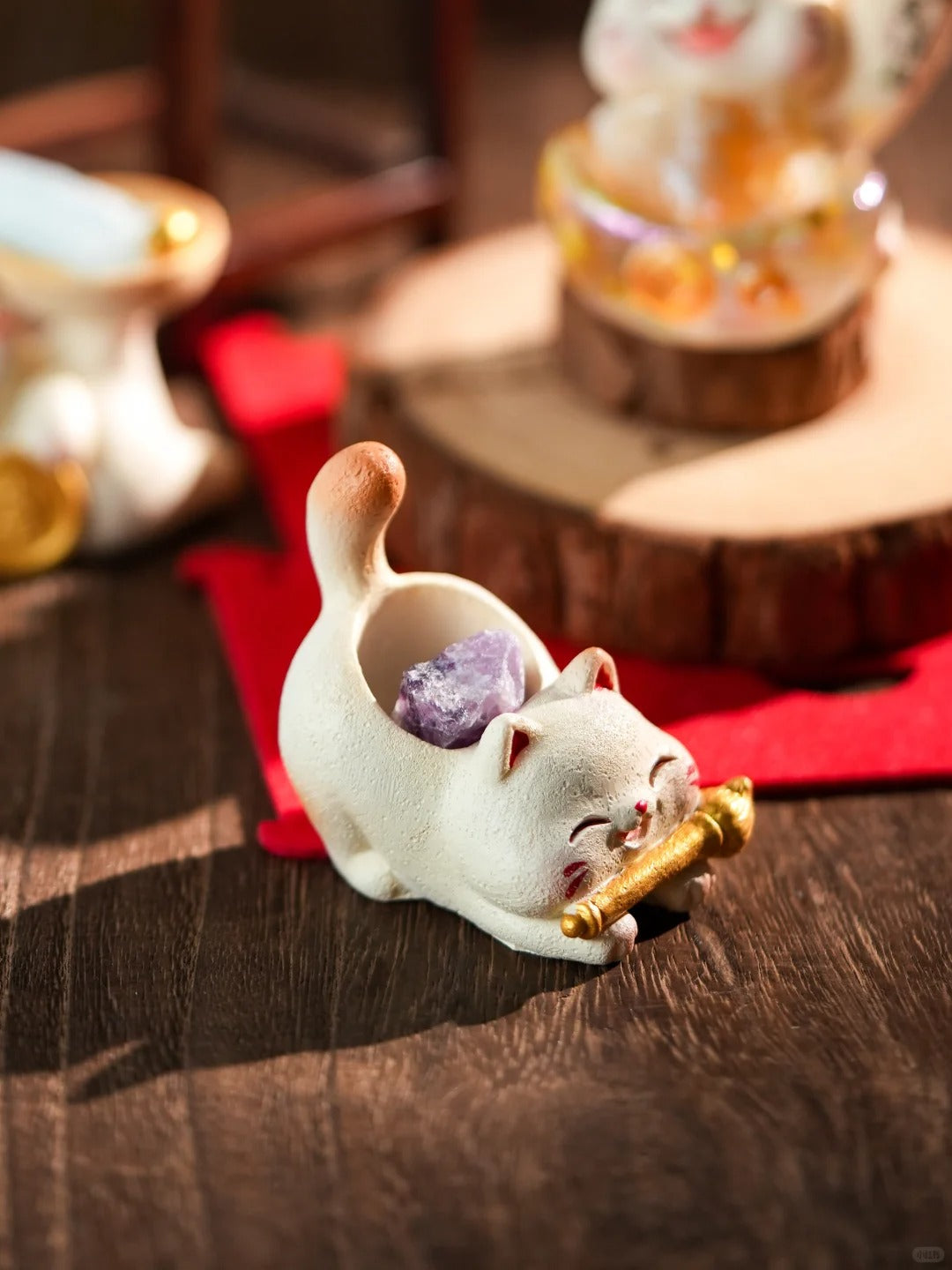 Lucky Cat Crystal Blind Boxes-Single Box (Random)-ThingsWoo-Ace Cards & Collectibles