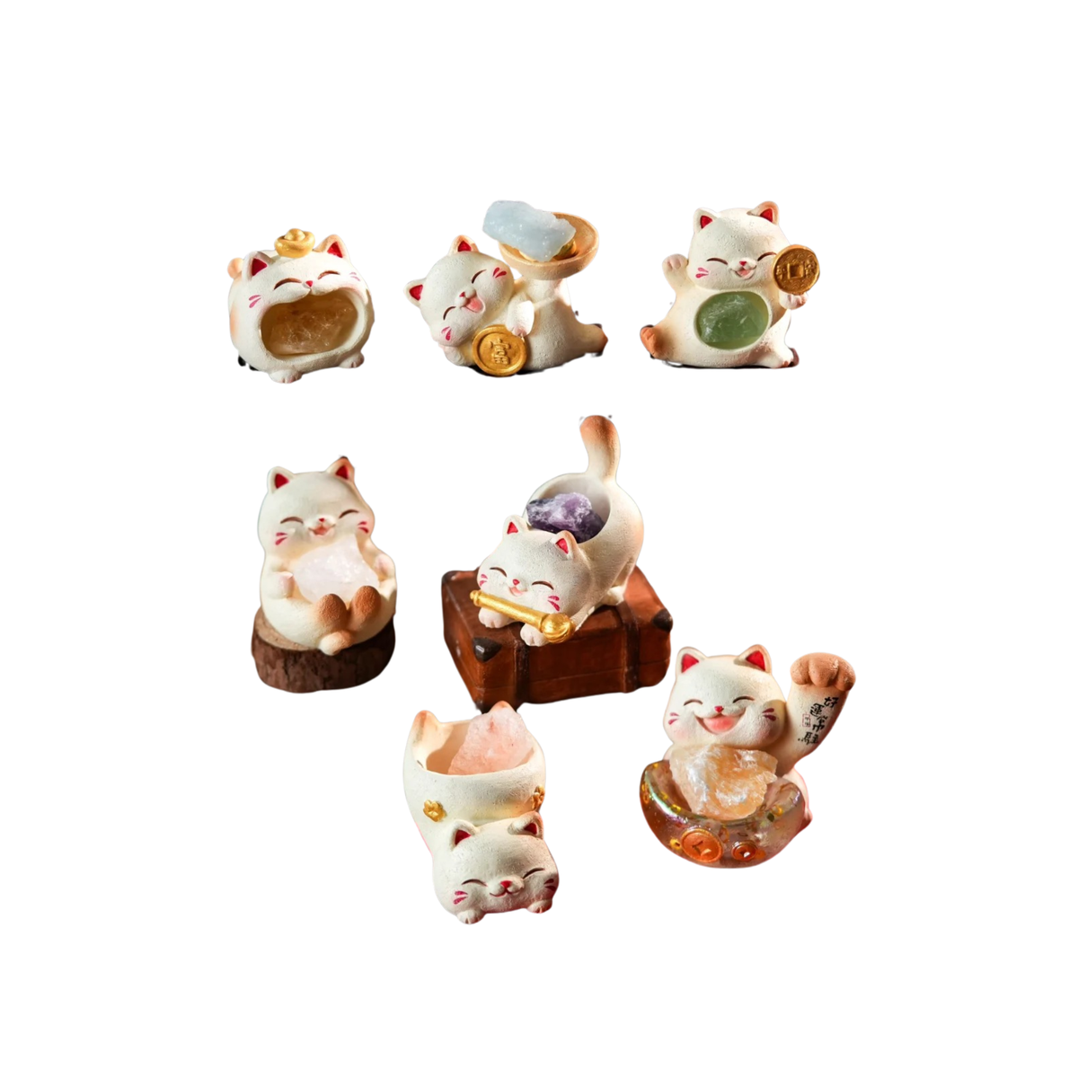 Lucky Cat Crystal Blind Boxes-Single Box (Random)-ThingsWoo-Ace Cards & Collectibles