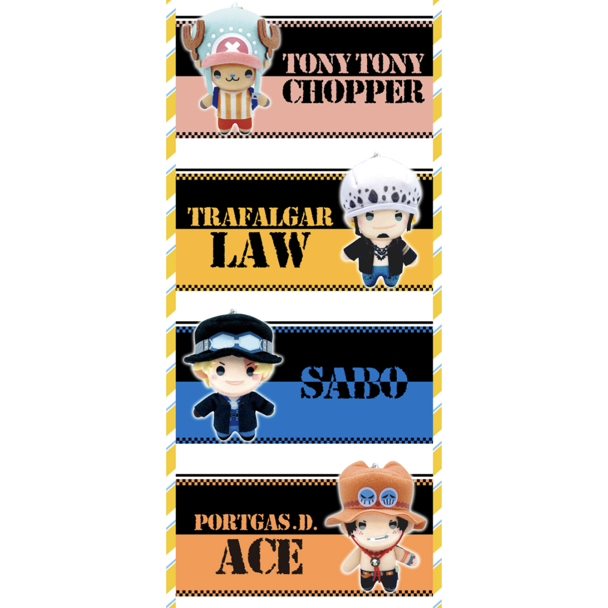 Toei Animation One Piece Plush Doll Pendant Series-Single Box (Random)-Toei Animation-Ace Cards &amp; Collectibles
