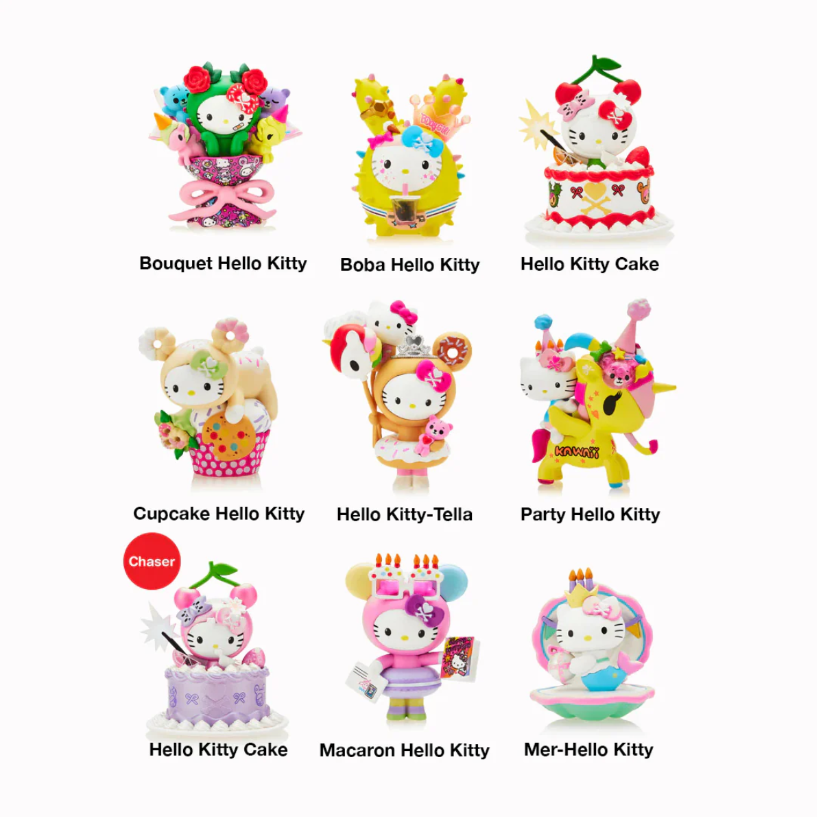 Tokidoki x Hello Kitty 50th Birthday Series-Whole Box (8pcs)-Tokidoki-Ace Cards &amp; Collectibles