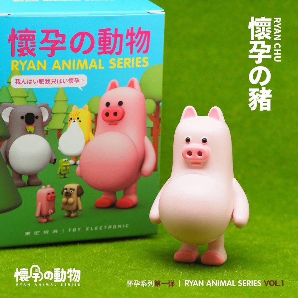 Tony Electronic x RYAN Animal Blind Boxes Series 1-Single Box (Random)-Tony Electronic-Ace Cards & Collectibles