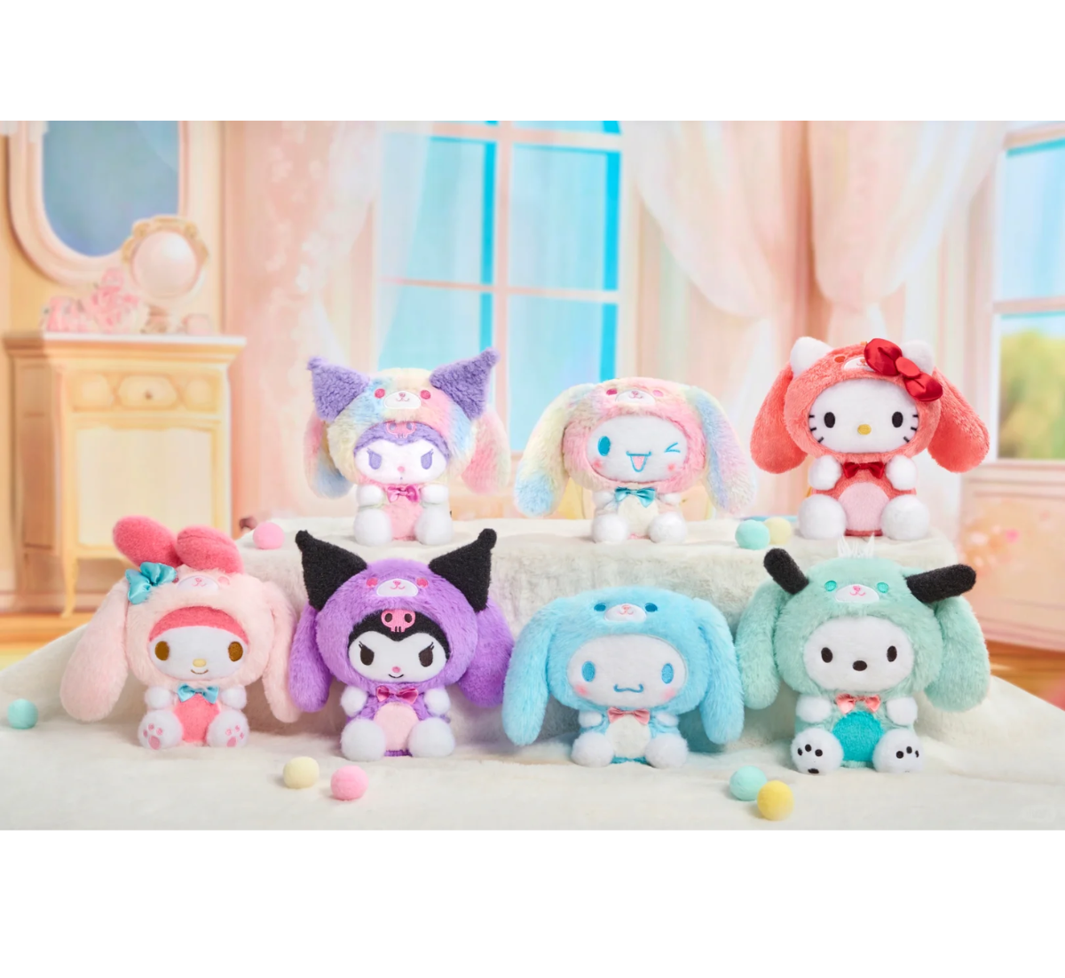 Sanrio Characters "Family Fun Time" Plushie Blind Box-Single Box (Random)-TopToy-Ace Cards & Collectibles