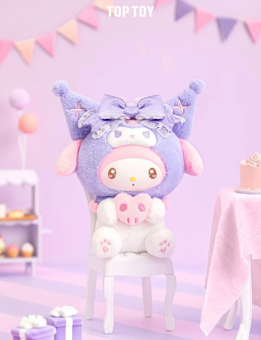 Sanrio Characters "Kuromi Party Series" Plushie Blind Box-Single Box (Random)-TopToy-Ace Cards & Collectibles