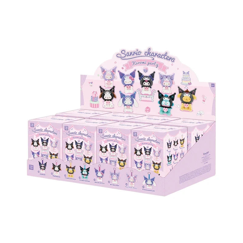 Sanrio Characters "Kuromi Party Series" Plushie Blind Box-Whole Box (8pcs)-TopToy-Ace Cards & Collectibles