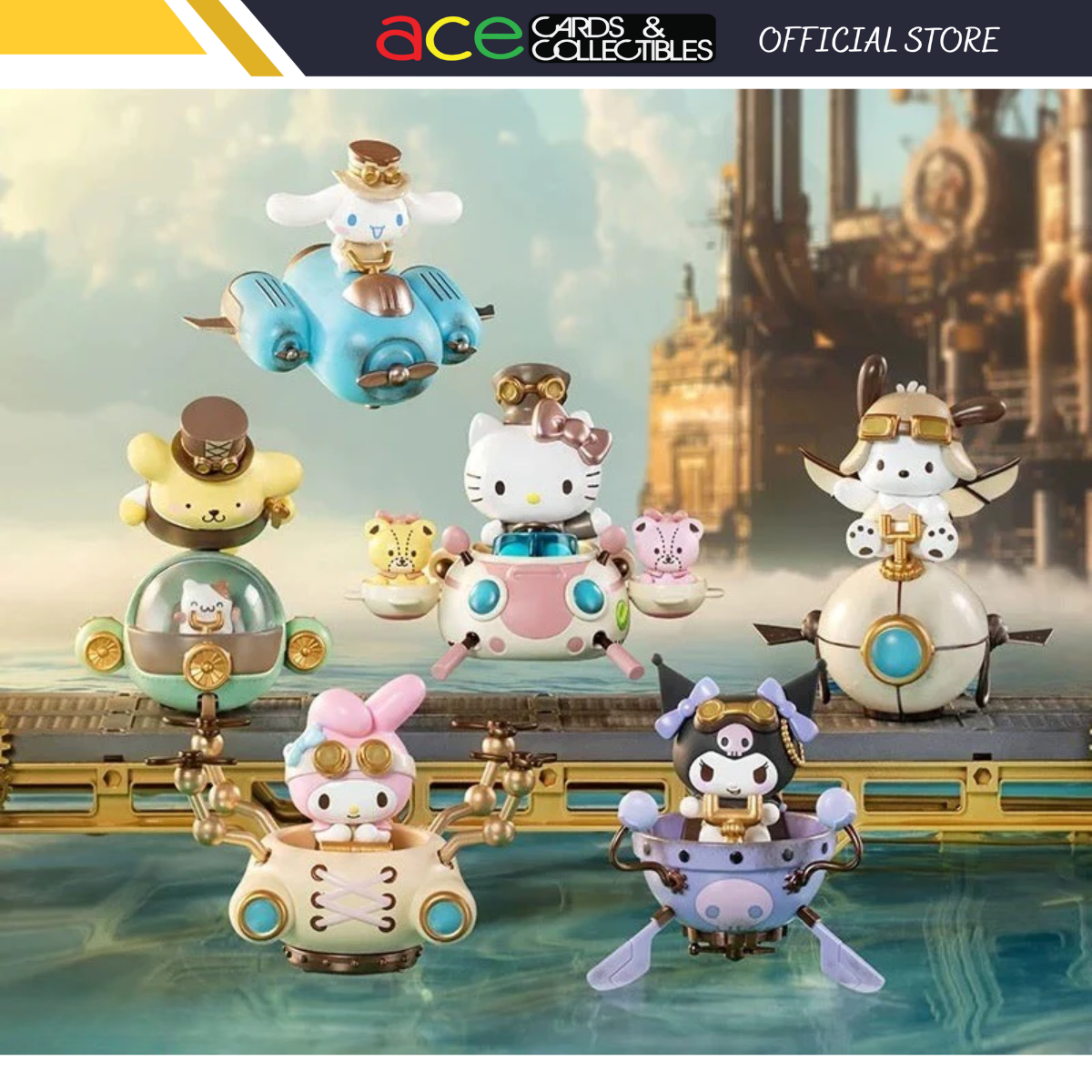 Sanrio Characters Steampunk Series Figures-Single Box (Random)-TopToy-Ace Cards &amp; Collectibles