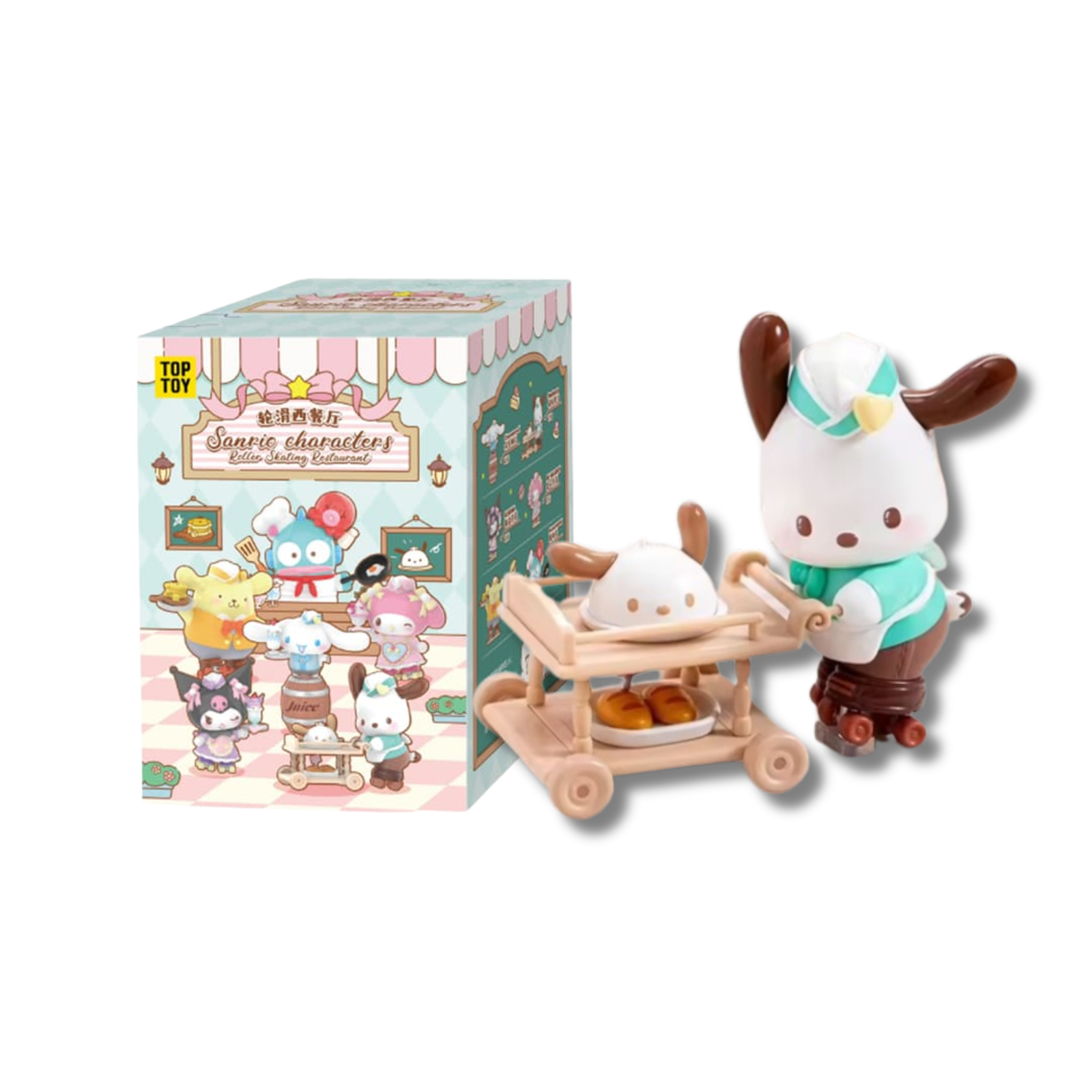 TOP TOY x Sanrio Family Roller Skating Western Restaurant Series Blind Box-Single Box (Random)-TopToy-Ace Cards & Collectibles